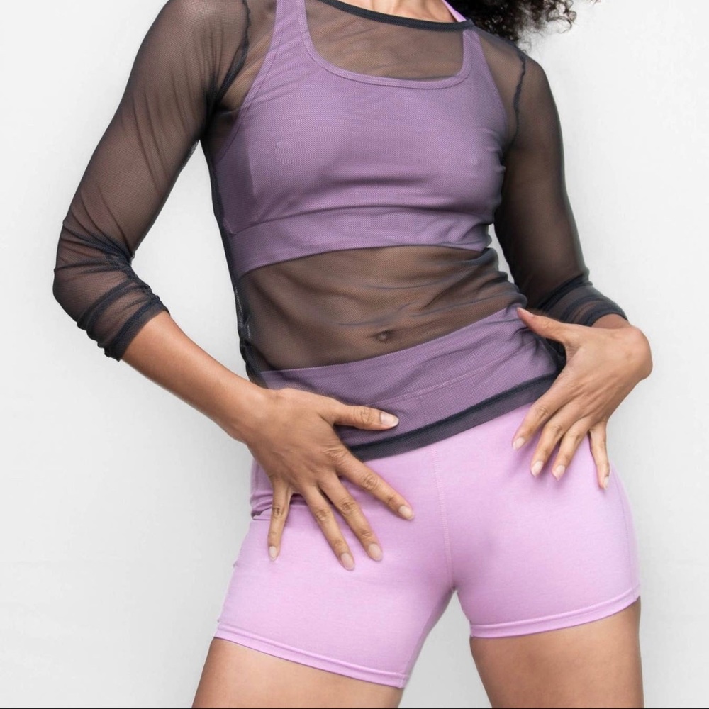 New Fine Heather Bike Short Sz S-XXL